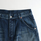 6ポケットオーバーダイデニムバギーPT #INDIGO [D125-P539]