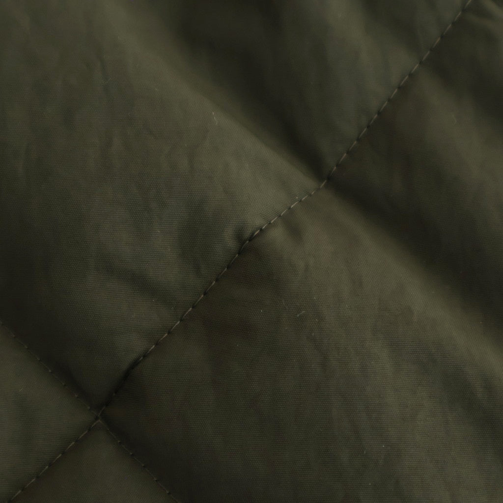 ナイロンタッサーキルトコート #KHAKI [HP-J026-051]