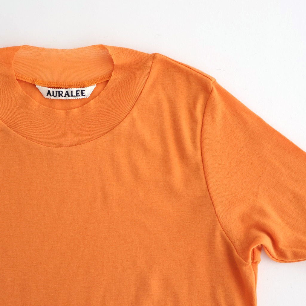 SUPER HIGH GAUGE SHEER RIB TEE #ORANGE [A00T03HF]