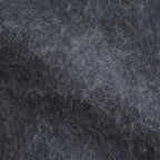 GARMENT-DYED BABY ALPACA FUR KNIT CREW-NECK CARDIGAN #DARK GRAY [A26AC01BA]