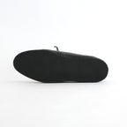 SOFT LEATHER DECK SHOES #BLACK [A26SS03QD]