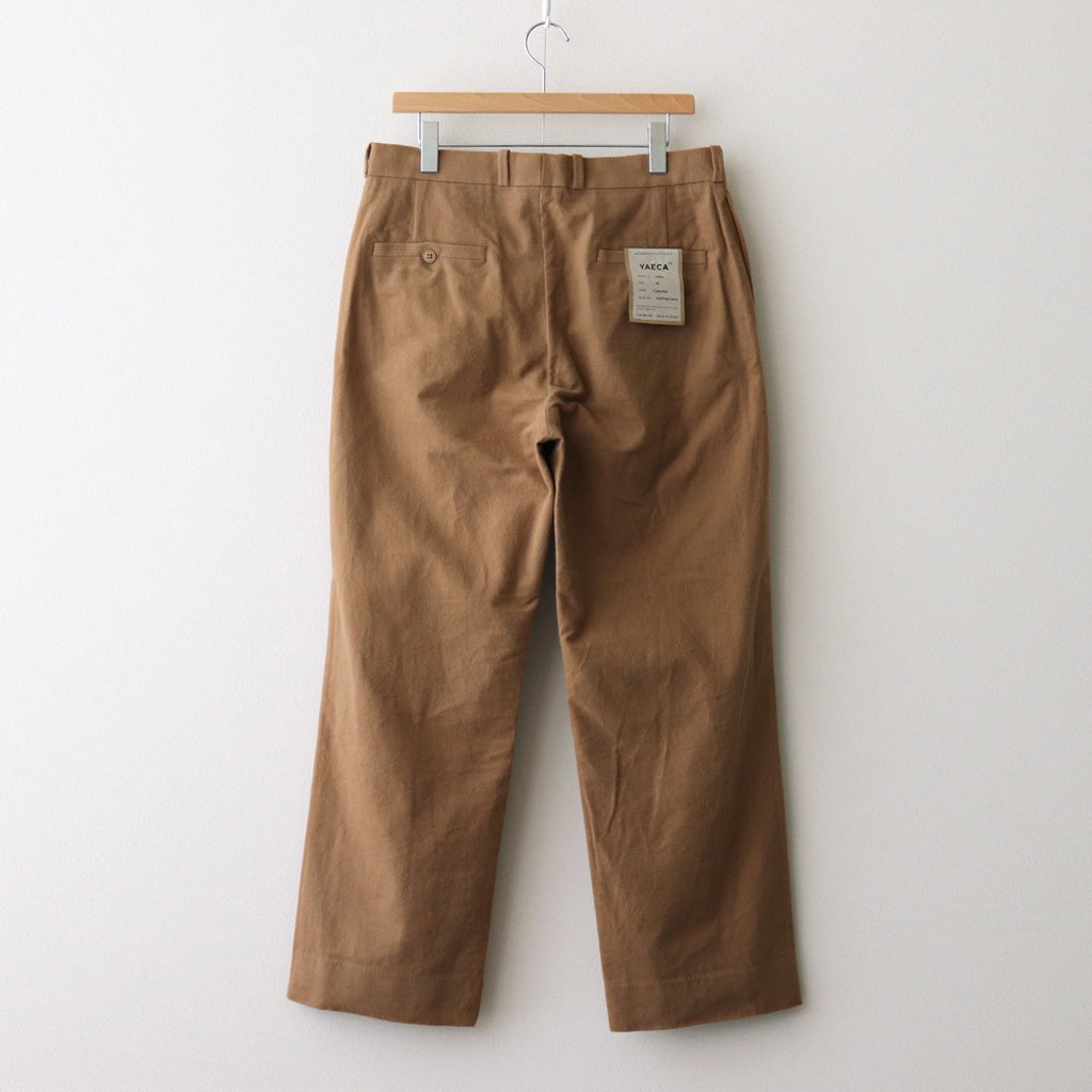 CHINO CLOTH PANTS STRAIGHT #l.brown 起毛 [14659]