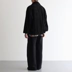 YAK/COTTON SWEAT EASY TROUSERS #BLACK [ST.1288]