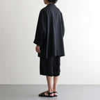 VIS/LI BRIGHT TWILL CARGO SHORT TROUSERS #BLACK [ST.1458]