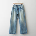 SELVEDGE FADED HEAVY DENIM PANTS #FADED INDIGO [A25AP04DH]