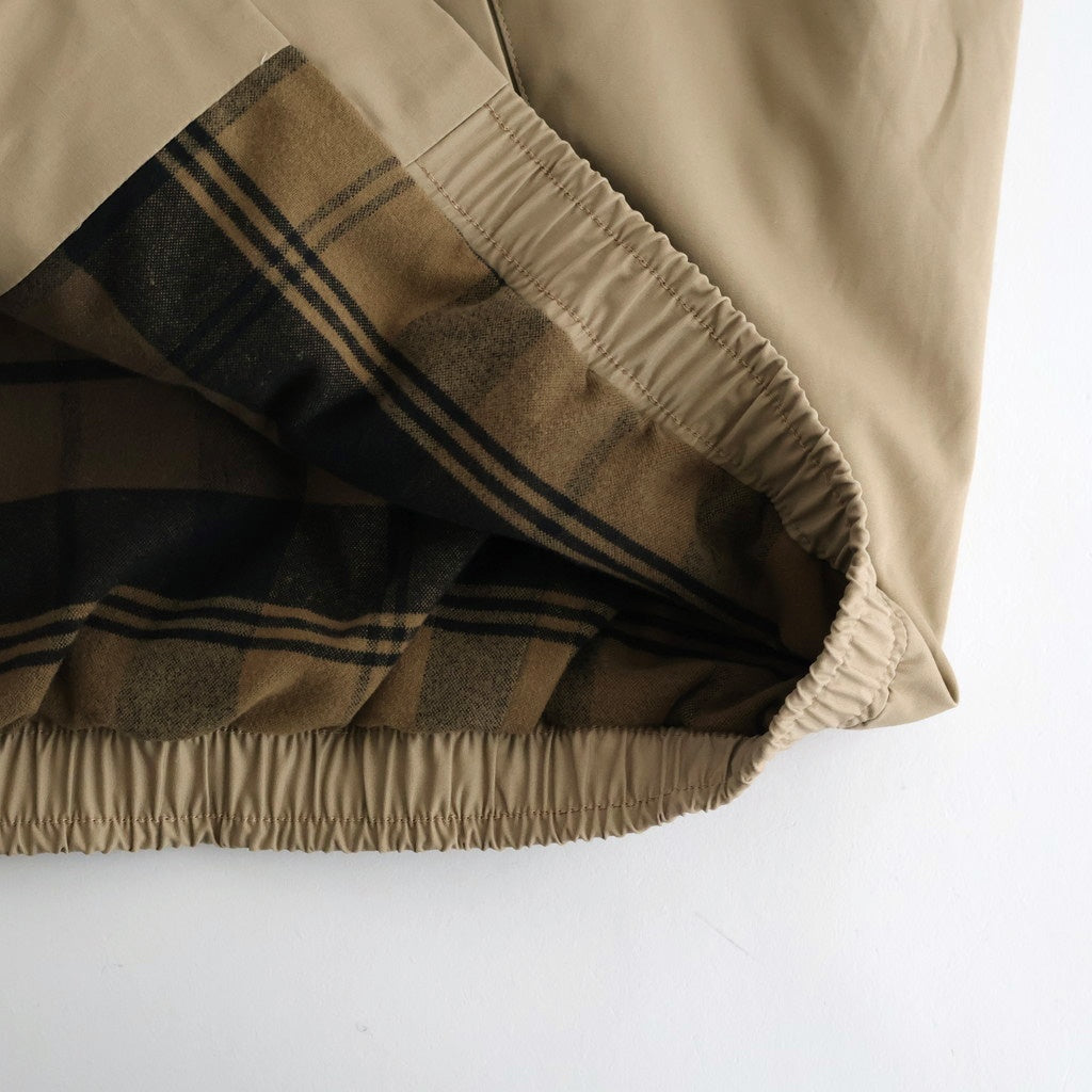 POWDER COTTON SWING TOP BLOUSON #BEIGE [FSC254-30061]