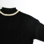 FILL SWEATER #BLACK [NG24S-06SW01C]