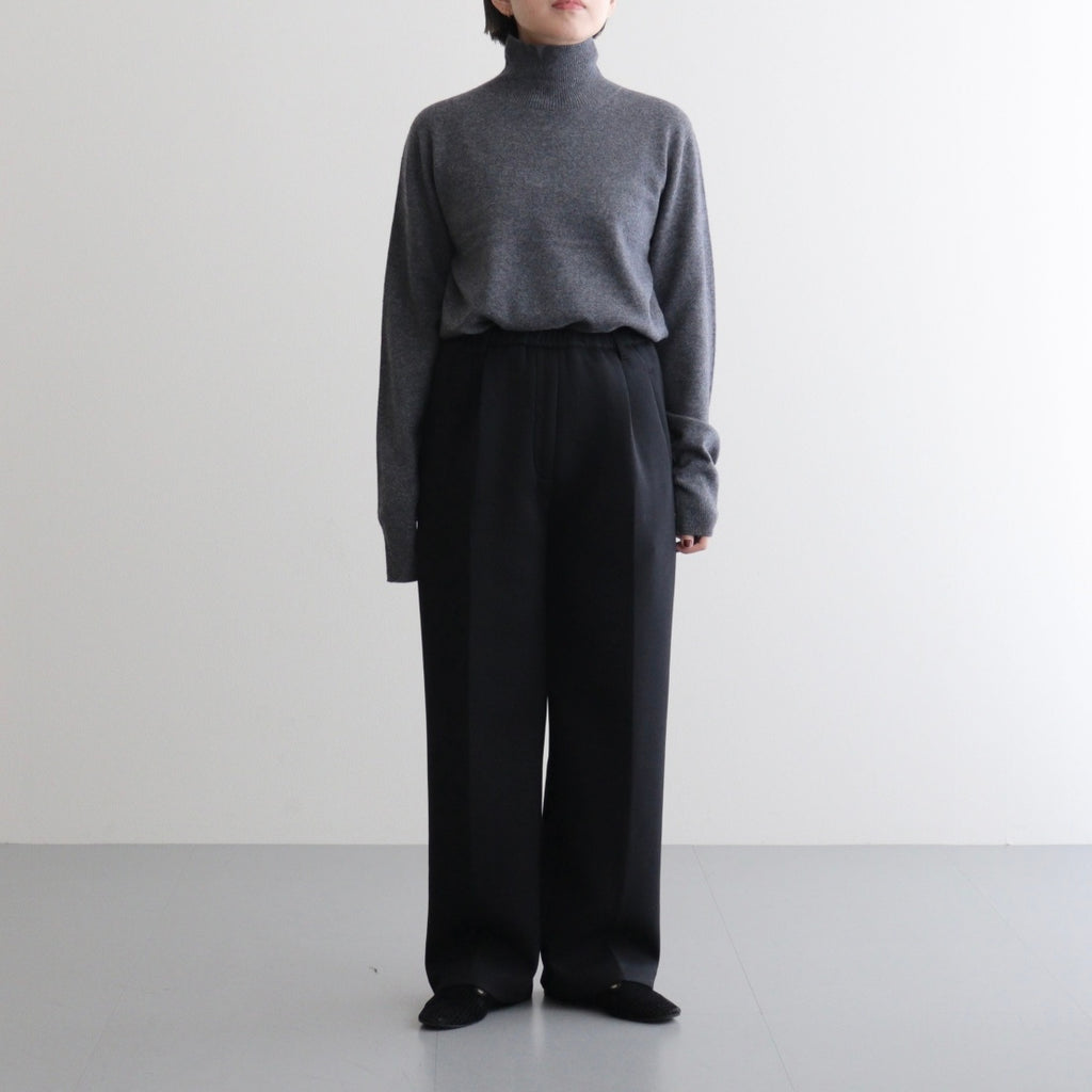 Wool Cashmere Turtle Knit #GRY [12520537]