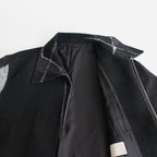JACQUARD ZIP BLOUSON #BLACK [YK23FW0525B]