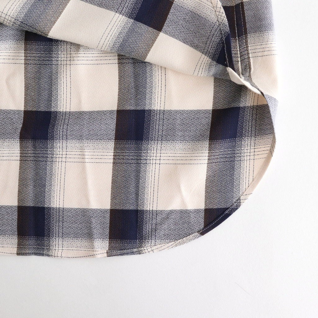 OMBRE CORDED SHIRT #NAVY OMBRE [25880503]