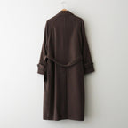 SUPER FINE WOOL MOSSER SOUTIEN COLLAR COAT #TOP BROWN [A25AC04WM]