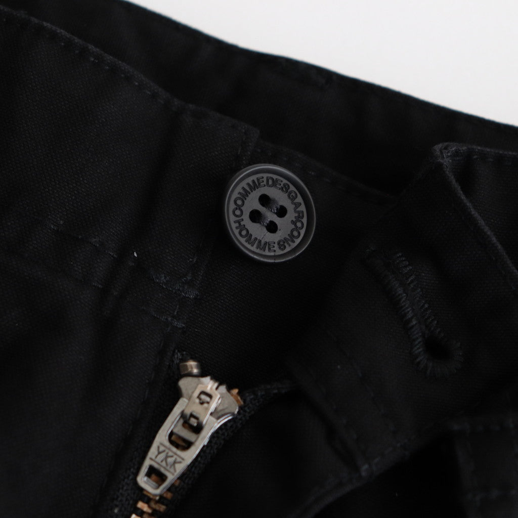 綿オックス 製品染め ベルトパンツ #BLACK [HN-P011-051]