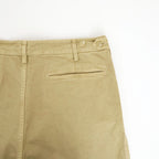 GARMENT-DYED FINX CHINO ONE-TUCK WIDE PANTS #LIGHT BEIGE [A26AP01CP]