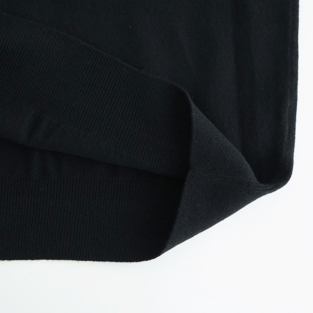 Fine Gauge Skipper Sweater #BLACK [YK25FW01126S]