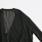 Compact Sheer Knitcardigan #BLK [12610515]