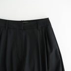 Lightweight Tuck Trousers #BLK [12610723]