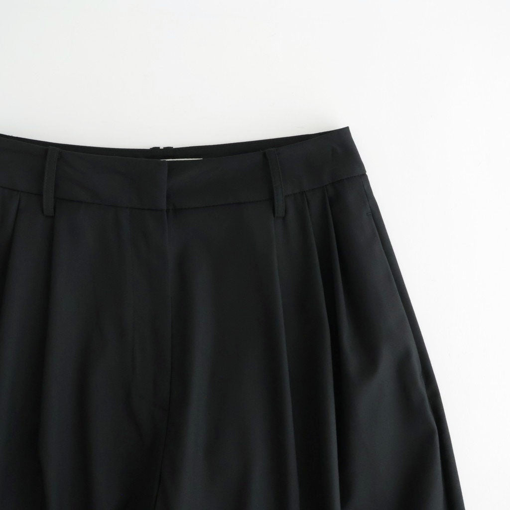 Lightweight Tuck Trousers #BLK [12610723]