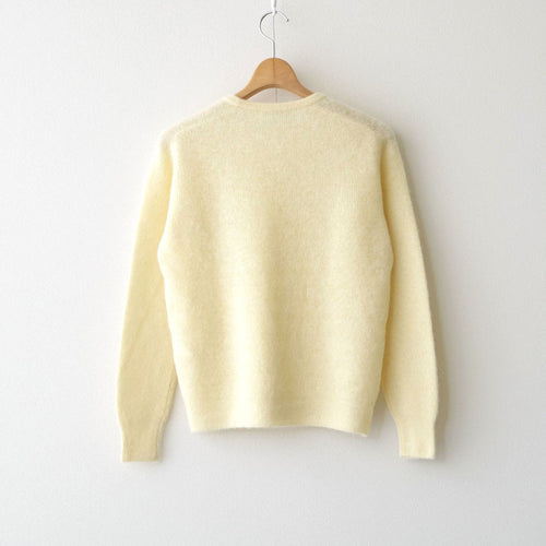 BABY SURI ALPACA SHEER KNIT P/O #ECRU [A26AP05AK]