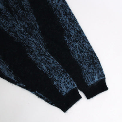 JACQUARD MOHAIR SWEATER #BLUE [YK24FW0815S]