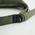 ナイロンリップストップキルティング ショルダーバッグ #KHAKI [HR-K205-051]
