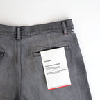 Selvage Denim Two Tuck Pants #BLACK_LIGHT FADE [GU261-40061LB]