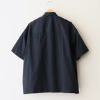 Solotex Twill S/S Oversized Box Shirt #NAVY [GM251-50323B]