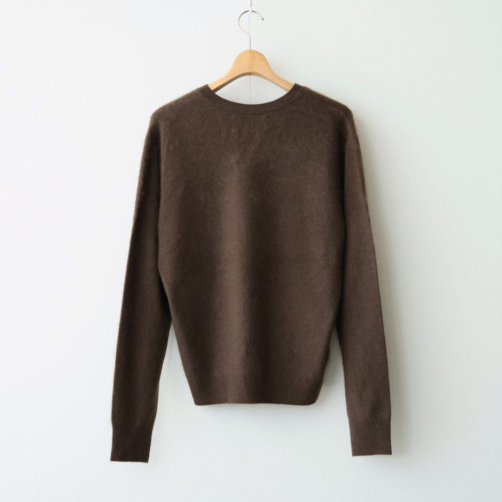 Woolcashmere Vneck Knit #BRN [12620508]