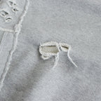 OVERSIZED RECONSTRUCTION SWEAT LS #GREY [ST.839]
