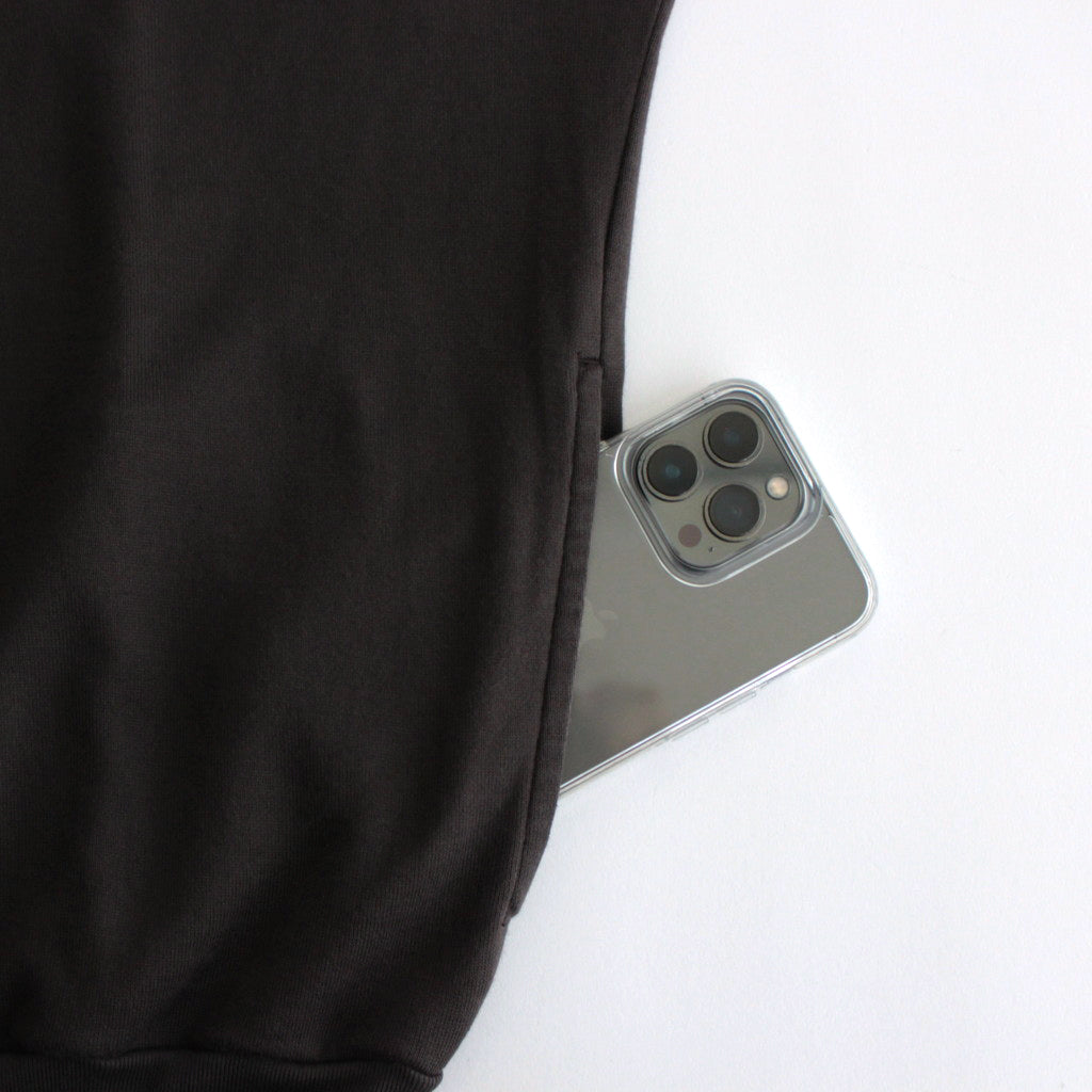 SUPER HIGH GAUGE SWEAT ZIP BLOUSON #DARK BROWN [A24AB01CU]