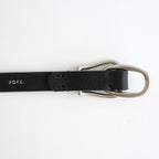 Double Buckel Leather Belt #BLACK [YK26SS01262A]