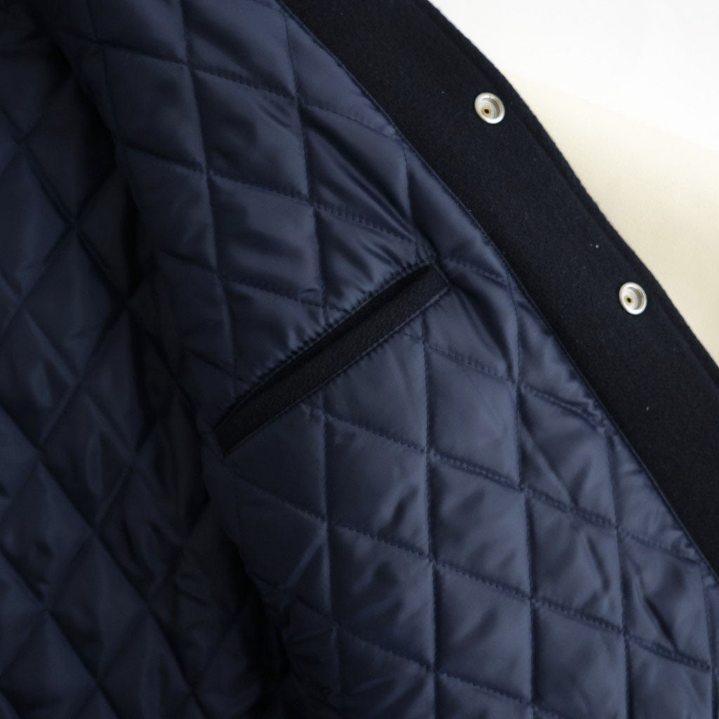 WOOL VARSITY JACKET #NAVY [26330201]