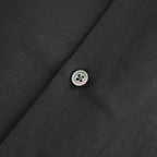 VIS/LI BRIGHT TWILL OPEN COLLAR SS SHIRT #DARK CHARCOAL [ST.1463]