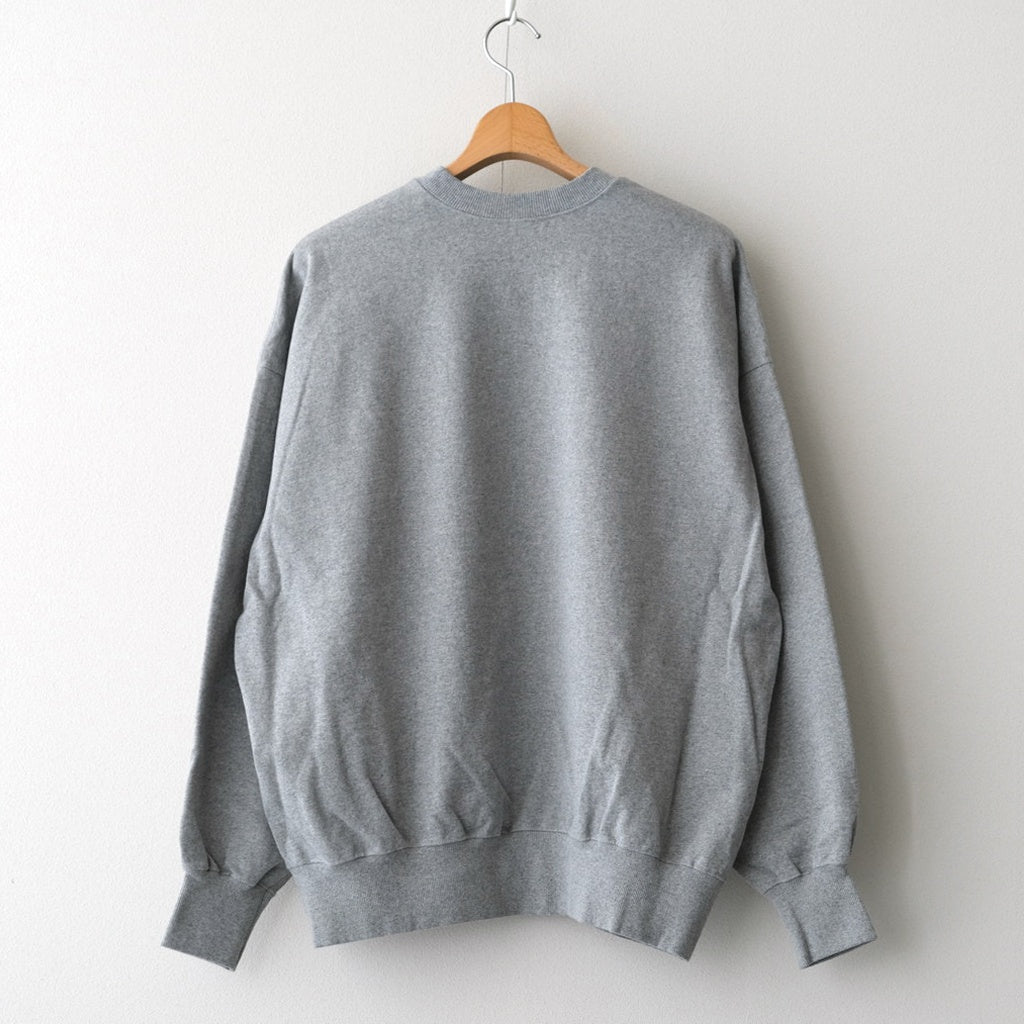 Ophrys IQ Scan グレー スウェット LIGHT OZ CREW NECK SWEAT - COLLEGE #H.GRAY [FSC253-70017