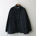NYLON UTILITY OVER COAT #BLACK [YK24SS0631C]