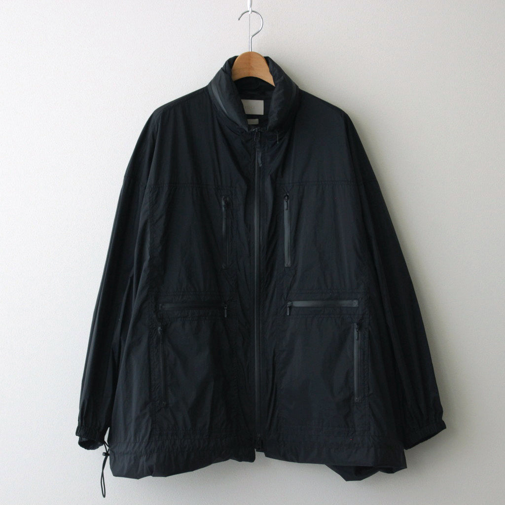 NYLON UTILITY OVER COAT #BLACK [YK24SS0631C]