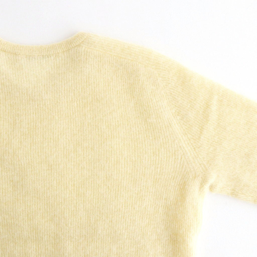 BABY SURI ALPACA SHEER KNIT P/O #ECRU [A26AP05AK]