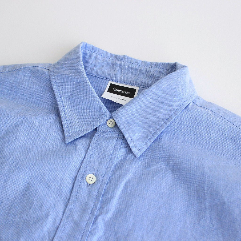 OXFORD FLAP POCKET L/S SHIRT #BLUE [FSW-22-SH_66]