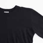 Cotton Cashmere Tee #BLACK [I25AW-CUT3]