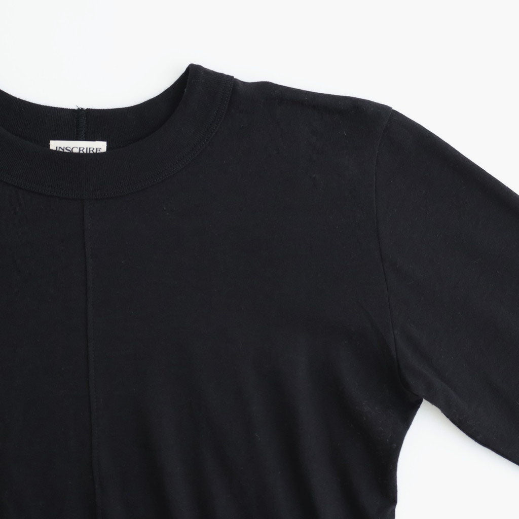 Cotton Cashmere Tee #BLACK [I25AW-CUT3]