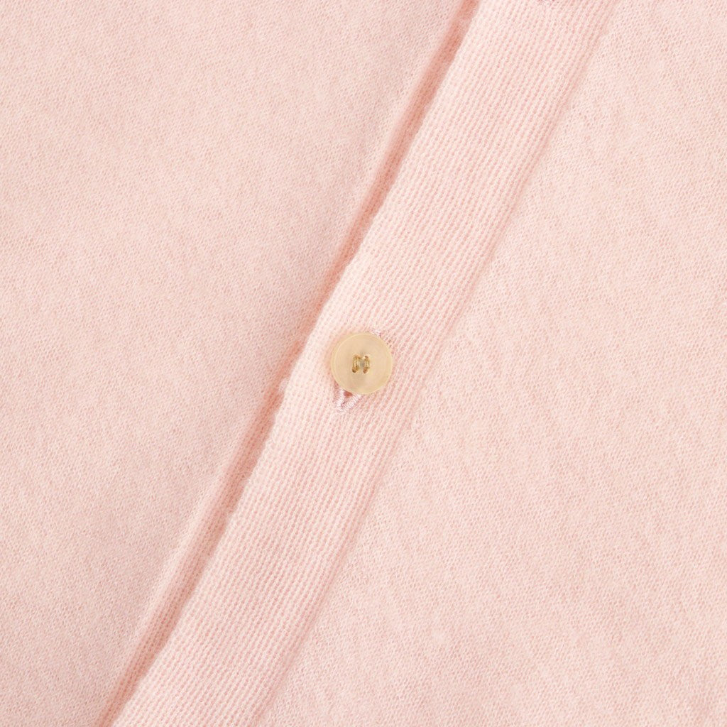 HIGH GAUGE SOFT CASHMERE KNIT SHIRT CARDIGAN #LIGHT PINK [A26AC03SM]