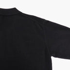 PURE CASHMERE KNIT POLO LS #BLACK [ST.1630]
