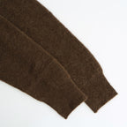 BABY SURI ALPACA SHEER KNIT P/O #DARK BROWN [A25AP01AK]