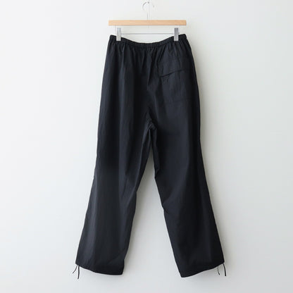 HAND DYED NYLON OVER PANTS #BLACK [PRAGGM0204]