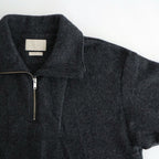 Wool Fleece Half Zip Pullover #CHARCOAL [YK25FW01090B]