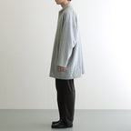 メルトンBigハーフコート #GRAY [D225-C548]