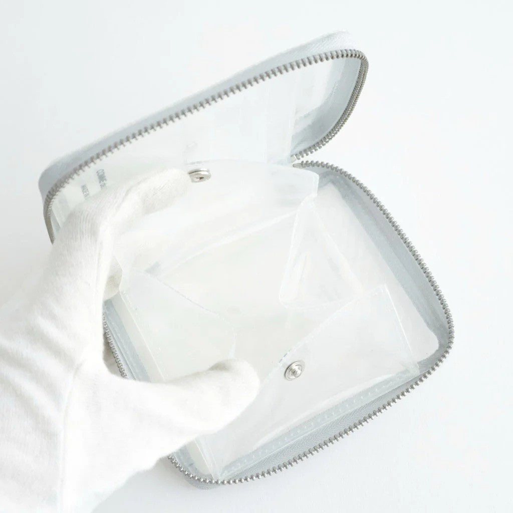 二つ折りZIP財布 - TRANSPARENT SNAKE #CLEAR [8Z-T210-051]