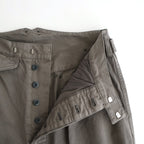 KATHARINE HAMNETT Organic Cotton Wide-leg Work Pants #GRAY [YK25FW01131P-KH]