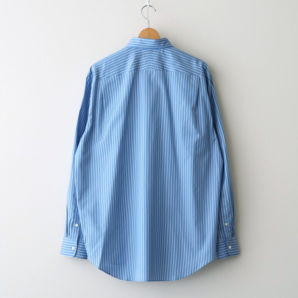 COTTON SILK STRIPE SHIRT #BLUE STRIPE [A25AS01CS] – ciacura