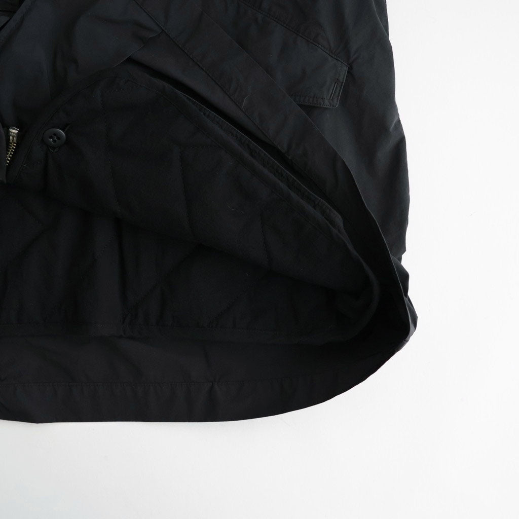 AIR WEATHER SHORT MODS COAT #BLACK [JKAGLW0800]
