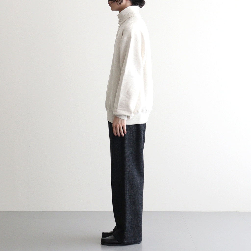 Half-Snap Sweatshirt #Heather Gray [OFH011PO61]